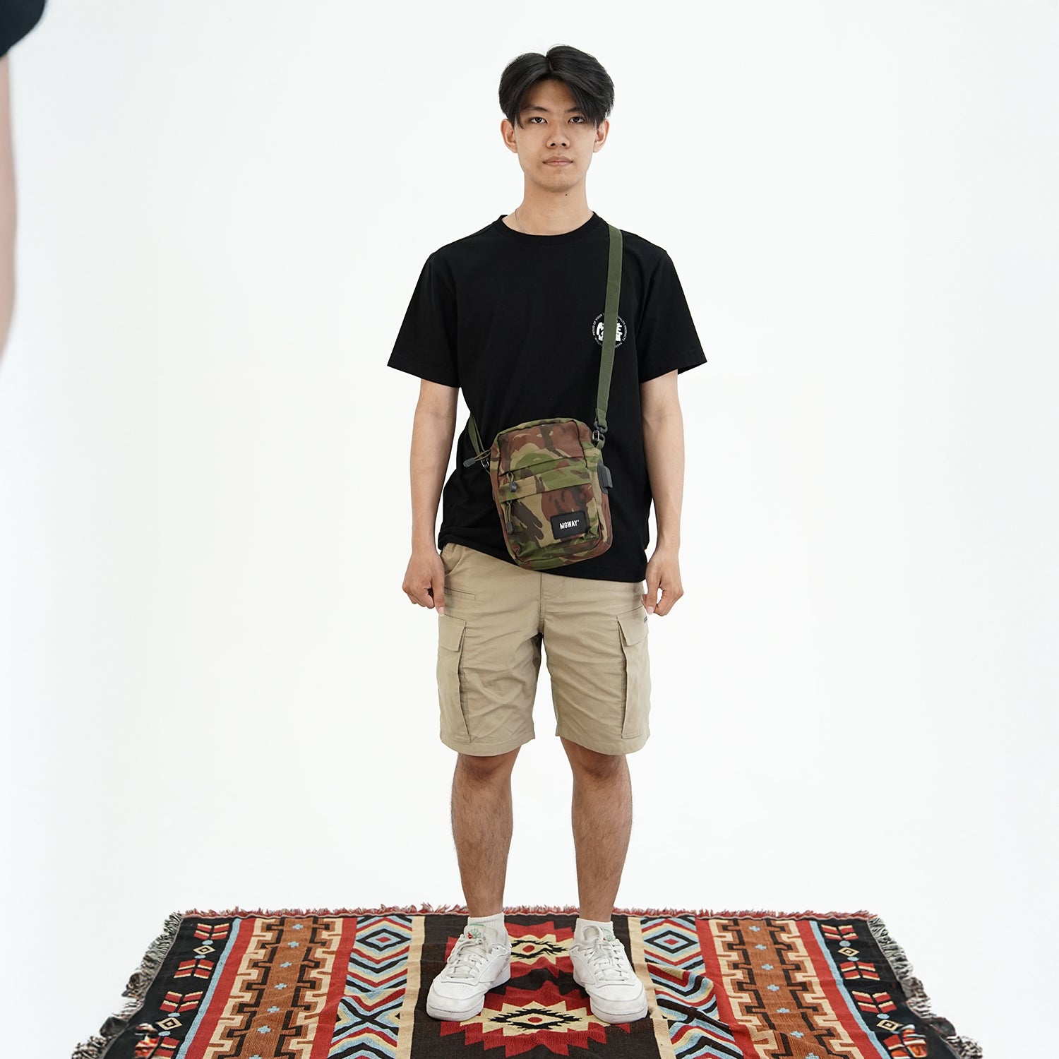 Tas Slingbag Pria Selempang Stylish MGway Kenji Green