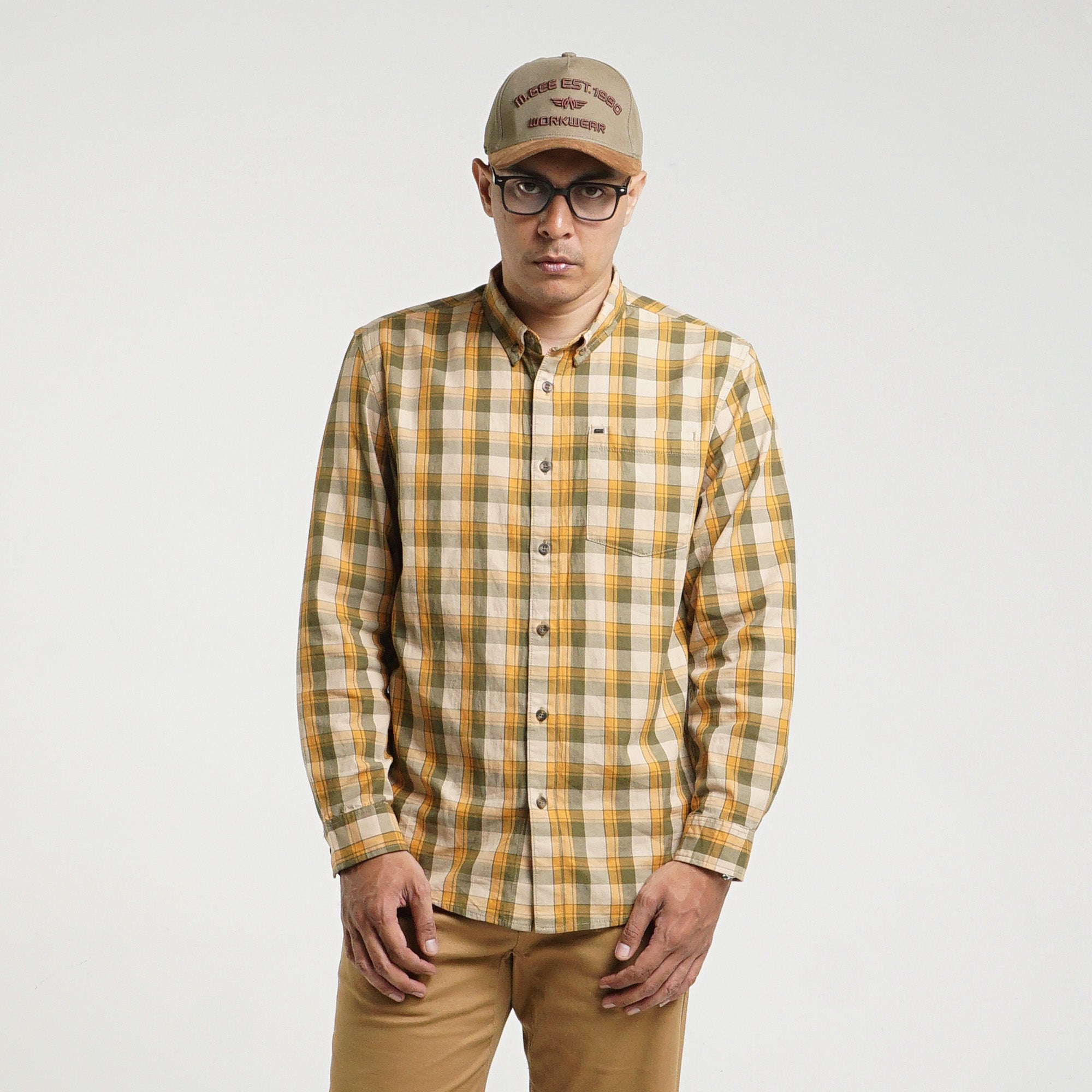 Shirt Long Sleeve Texas C030 Yellow