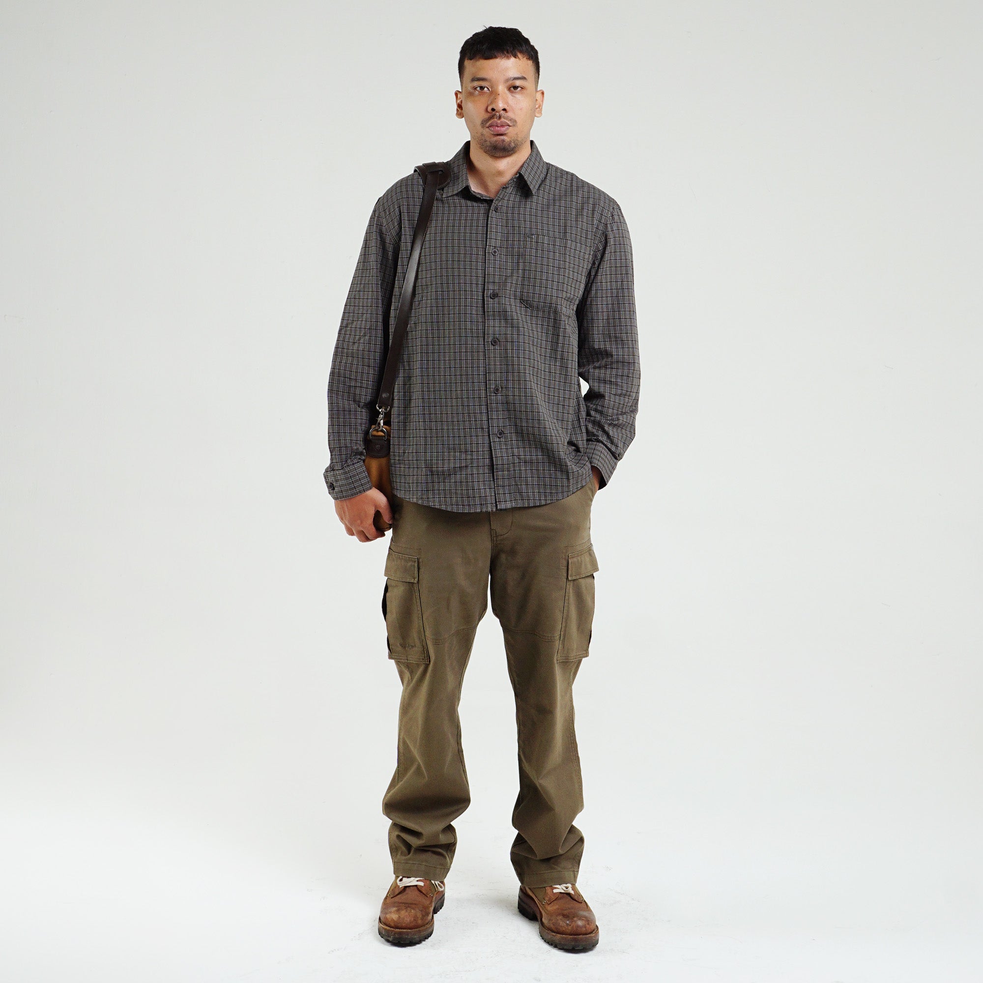 Shirt Long Sleeve Texas C031 Dark Green