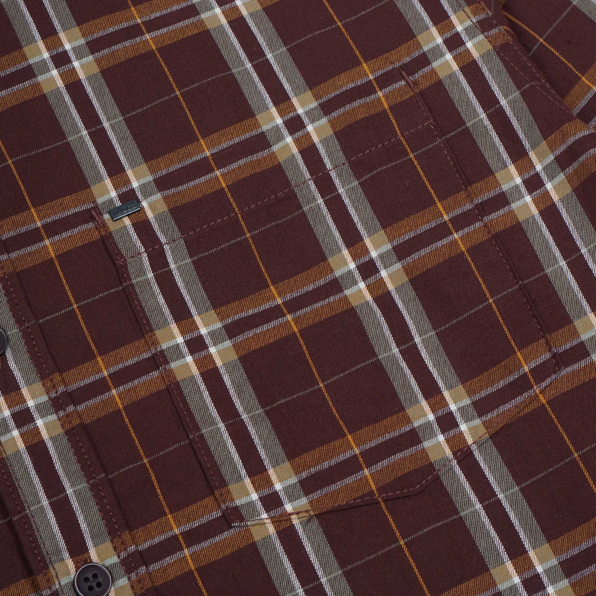 Shirt Long Sleeve Texas C034 Dark Brown