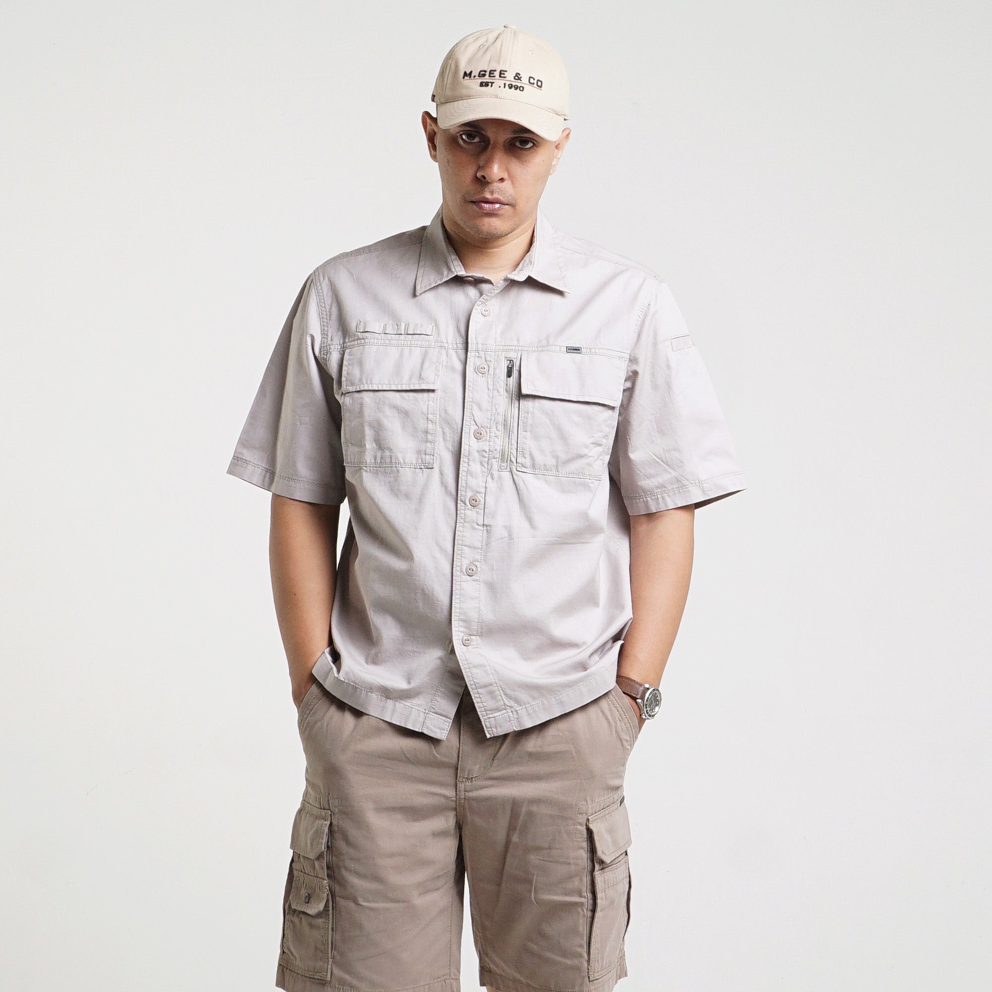 Shirt TRAVIS C028 Light Khaky